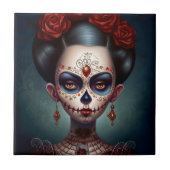 Tag des Toten Schädels Fliese (Vorderseite)