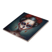 Tag des Toten Schädels Fliese (Seite)