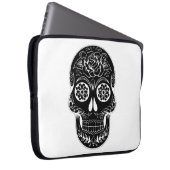 Tag des Toten Schädels Laptopschutzhülle (Vorne Rechts)