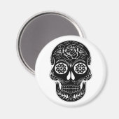 Tag des Toten Schädels Magnet (Vorderseite/Rückseite)