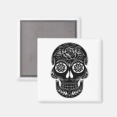 Tag des Toten Schädels Magnet (Vorderseite/Rückseite)
