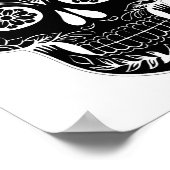 Tag des Toten Schädels Poster (Ecke)