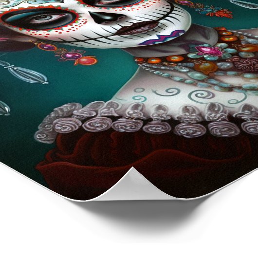 Tag des Toten Schädels Poster (Ecke)