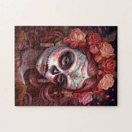 Tag des Toten Schädels Puzzle (Horizontal)