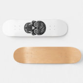 Tag des Toten Schädels Skateboard (Horizontal)
