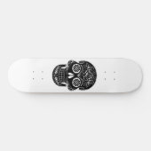 Tag des Toten Schädels Skateboard (Horizontal)