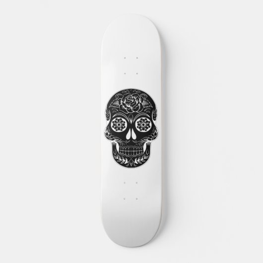 Tag des Toten Schädels Skateboard (Vorderseite)