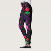 Tag des Toten Schädels und der Knochen Leggings (Links)