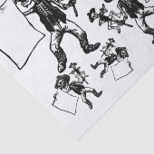 Tag des Toten Skeletts Entdeckungskollektion Seidenpapier (Ausschnitt)