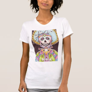 Tag des toten Skeletts mit Herzen T - Shirt