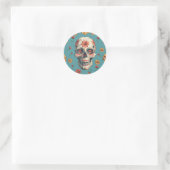 Tag des toten Themas Runder Aufkleber (Tasche)