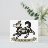 Tag des Toten Welpen Postkarte (Stehend Vorderseite)