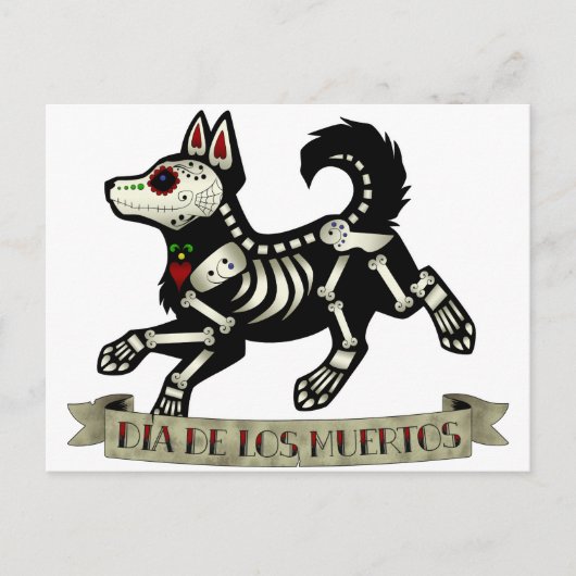 Tag des Toten Welpen Postkarte (Vorderseite)