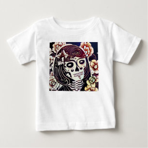 Tag des Toten Zuckerschädels 2 Baby T-shirt