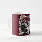Tag des Toten Zuckerschädels 2 Kaffeetasse (Vorderseite Links)