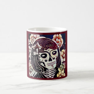 Tag des Toten Zuckerschädels 2 Kaffeetasse