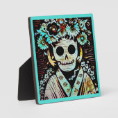 Tag des Toten Zuckerschädels 4 Fotoplatte (Vorderseite)