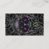 Tag des toten Zuckerschädels - bunt Schwarzes (Rückseite)