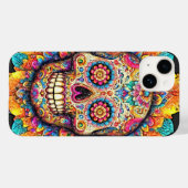 Tag des Toten Zuckerschädels Case-Mate iPhone Hülle (Rückseite (Horizontal))