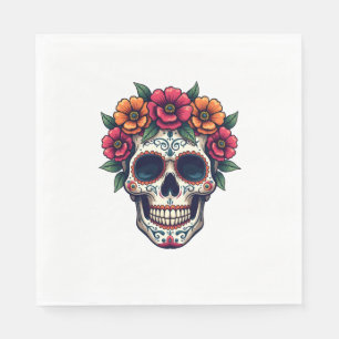 Tag des Toten Zuckerschädels - Dia de los Muertos  Serviette