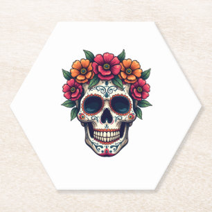 Tag des Toten Zuckerschädels � Dia de los Muertos Untersetzer
