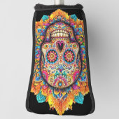 Tag des Toten Zuckerschädels Golf Headcover (Rotieren 90)