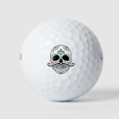 Tag des toten Zuckerschädels Golfball (Vorderseite)