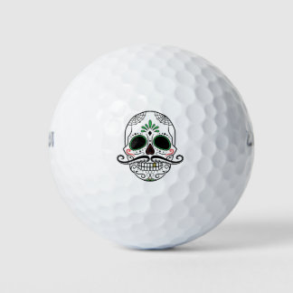 Tag des toten Zuckerschädels Golfball