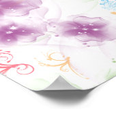 Tag des Toten Zuckerschädels - Helle Mehrfarbigkei Poster (Ecke)