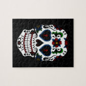 Tag des toten Zuckerschädels im Blau Puzzle (Horizontal)