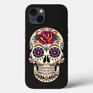 Tag des Toten Zuckerschädels mit Rose Case-Mate iPhone Hülle