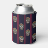 Tag des Toten Zuckerschädels (Mossy Wood) Cool Dosenkühler (Kanne Vorderseite)