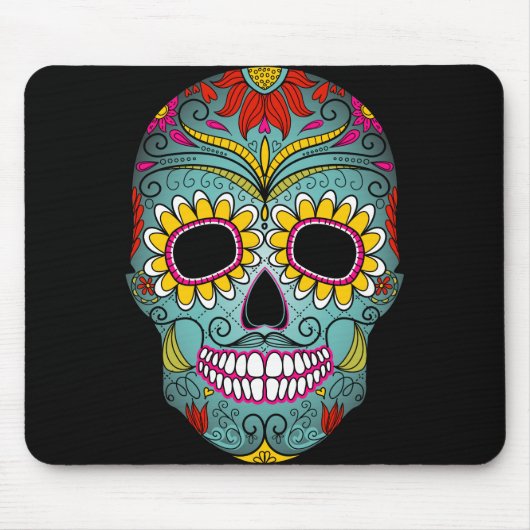 Tag des Toten Zuckerschädels Mousepad (Vorne)