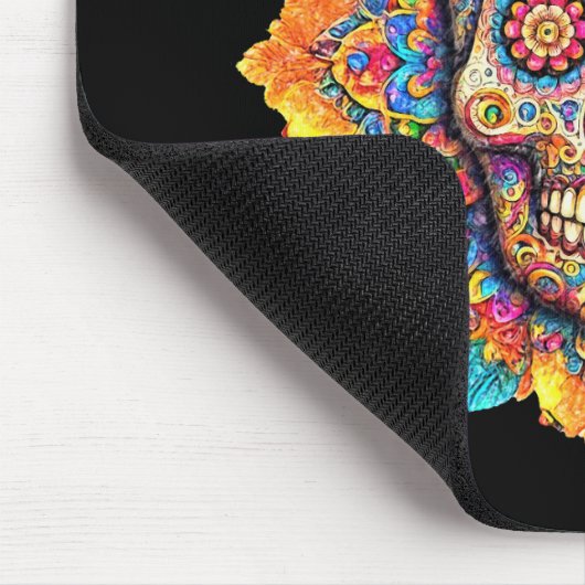 Tag des Toten Zuckerschädels Mousepad (Ecke)