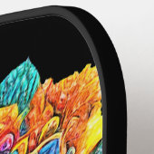 Tag des Toten Zuckerschädels Pickleball Schläger (Linke Seite)