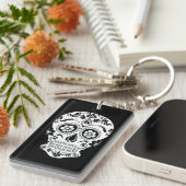 TAG DES TOTEN ZUCKERschädels Schlüsselanhänger (Vorderseite rechts)