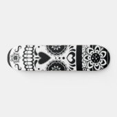Tag des Toten Zuckerschädels Skateboard (Horizontal)