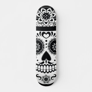 Tag des Toten Zuckerschädels Skateboard