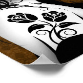 Tag des Toten Zuckerschlauchmäuls - braun Poster (Ecke)