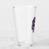 Tag des Totenschädels mit Blume Glas (Rechts)
