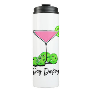 Tag des Trinkens Cosmo Pink Cocktail, Pickleball L Thermosbecher