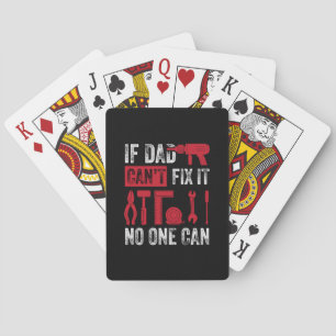 Tag des Vaters, an dem Vater nicht reparieren kann Spielkarten