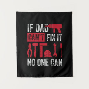 Tag des Vaters, an dem Vater nicht reparieren kann Wandteppich