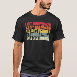 Tag des Vaters Behielt ich alle meine Vater Witze T-Shirt