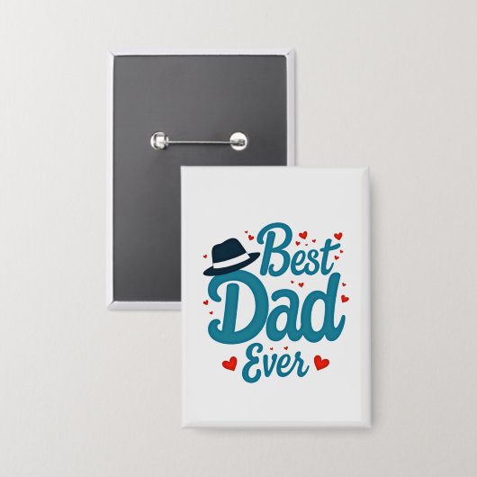 Tag des Vaters Button (Vorderseite/Rückseite)