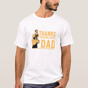 Tag des Vaters Danke, dass du ein großer Vater bis T-Shirt