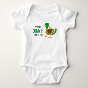Tag des Vaters, du QUACK mir auf, Baby Strampler