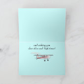 Tag des Vaters: Flugzeug Karte (Innenseite)
