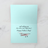 Tag des Vaters: Flugzeug Karte (Innenseite)