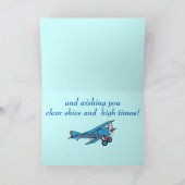 Tag des Vaters: Flugzeug Karte (Innenseite)